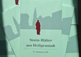 Stapel der neuesten Ausgabe der Storm-Blätter.